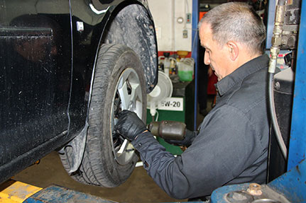 installation de pneus